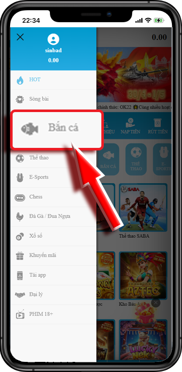Bước 2: Chọn Sảnh Bạn Muốn Tham Gia >> JILI