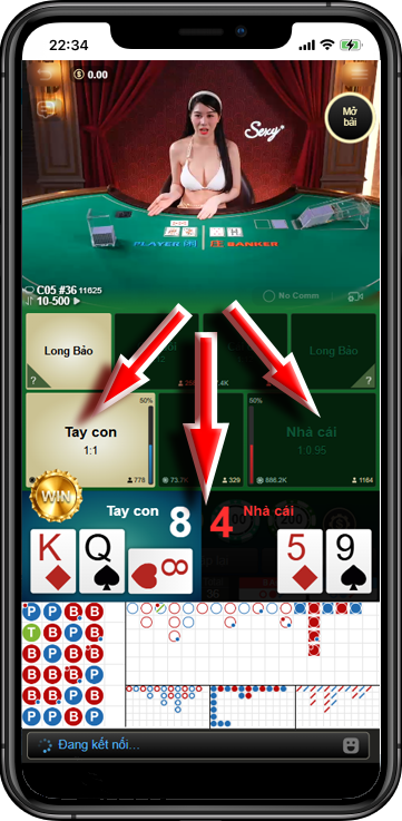 BƯỚC 5 : Theo Dõi Kết Quả Và Nhận Xét Kết Quả Ván Bài