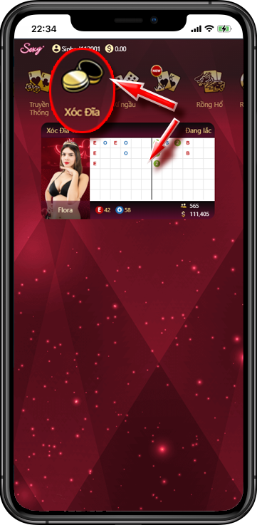 BƯỚC 3 : Chọn Xóc Dĩa