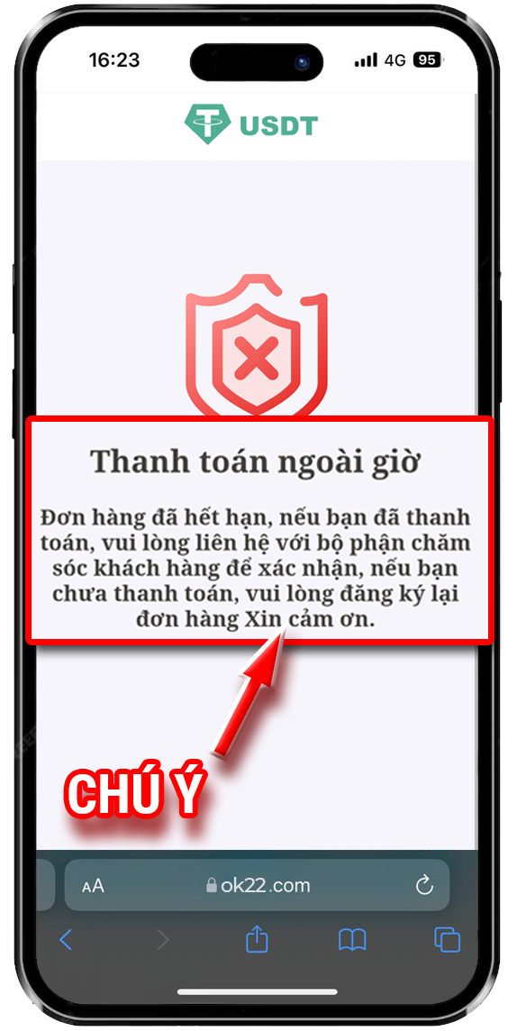 Bước 4: Sao chép thông tin hoặc quét mã để chuyển khoản.